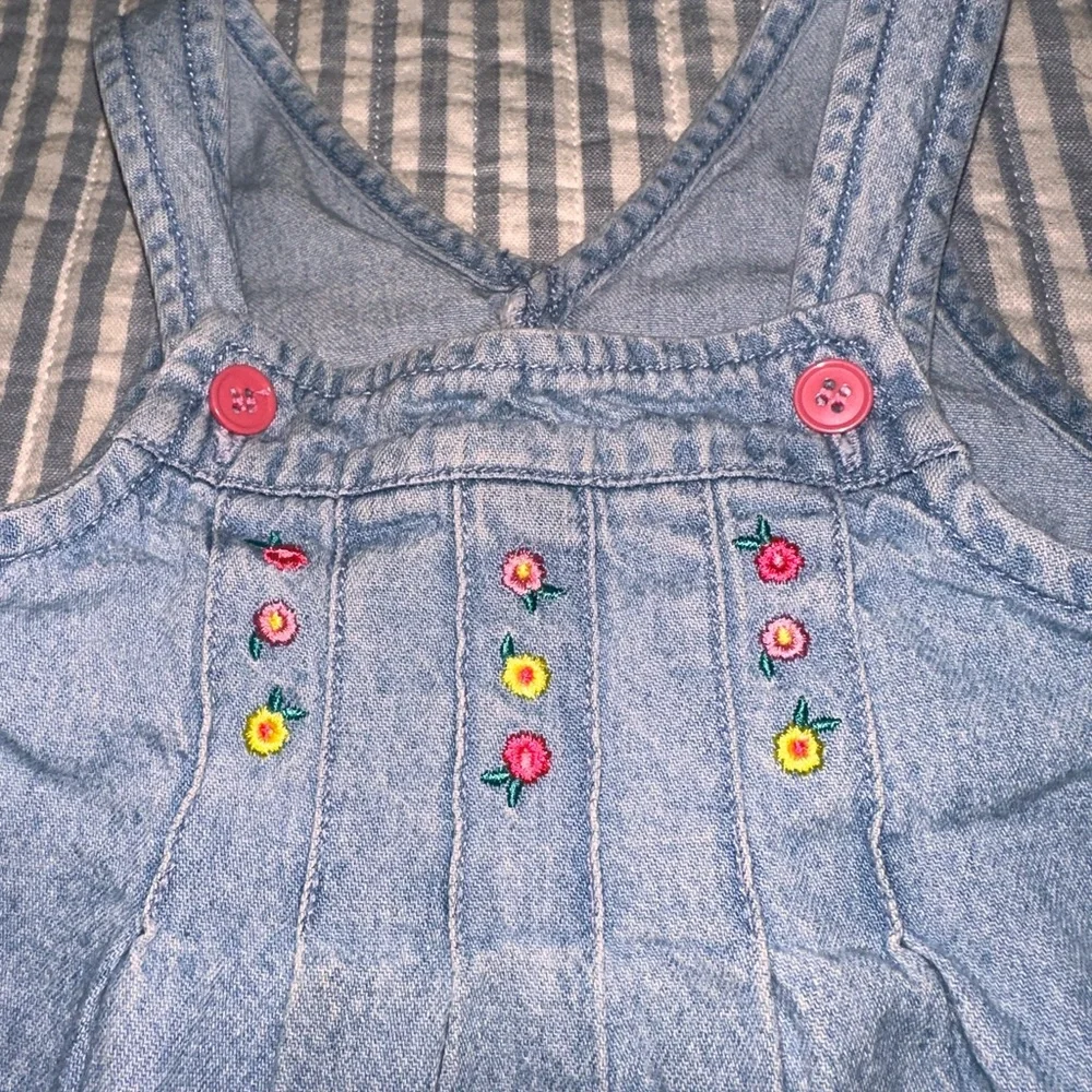 Gymboree brand‎ denim overall dress X Small
